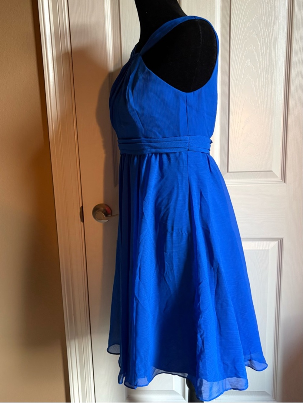 DAVID’S BRIDAL Chiffon Crinkle Dress - Picture 6 of 14